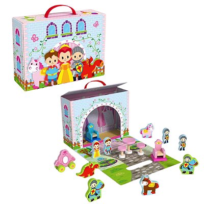 Caixa Divertida Castelo TY202 Princess Story Box - Tooky Toy