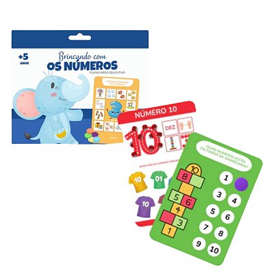 FlashCards Brincando com os Números - DiBrincar