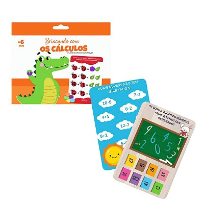 FlashCards Brincando com os Cálculos - DiBrincar