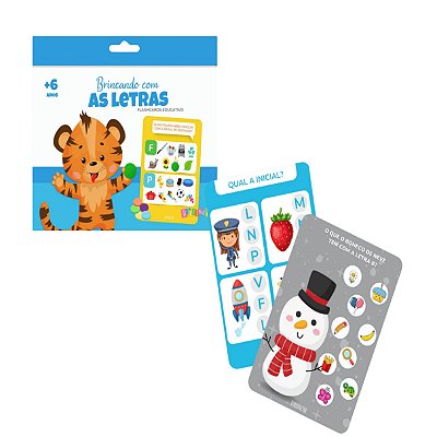 FlashCards Brincando com as Letras - DiBrincar