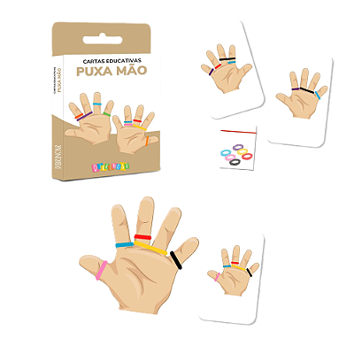 Cartas Educativas Puxa Mão - DiBrincar