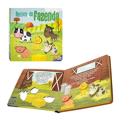 Livro Sonoro Amigos Barulhentos: Amigos da Fazenda - TodoLivro