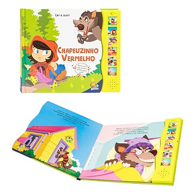 Livro Sonoro Ler e Ouvir: Chapeuzinho Vermelho - TodoLivro