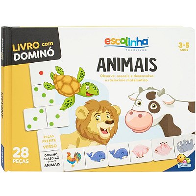 Livro com Dominó: Animais - TodoLivro