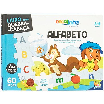 Livro com Quebra Cabeça: Alfabeto - TodoLivro
