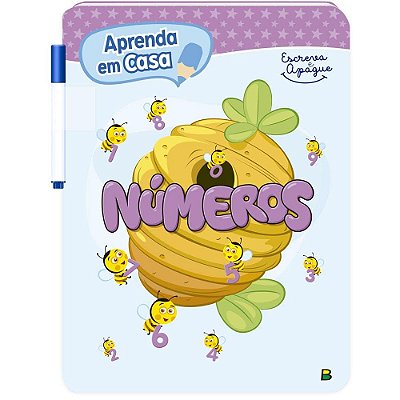 Livro Aprenda em Casa Escreva e Apague: Números - TodoLivro