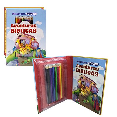 Megakit para Colorir: Aventuras Bíblicas - TodoLivro