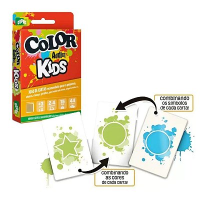 Jogo de Cartas Color Addict Kids 32943 - Copag