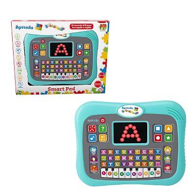 Smart Pad 8 em 1 Bilíngue Português e Inglês - DM Toys