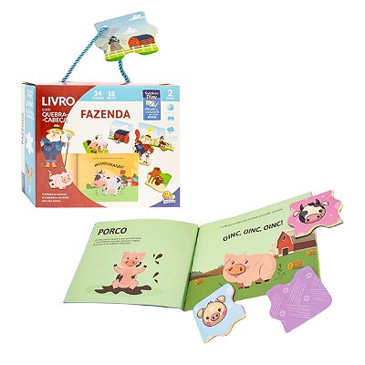 TodoLivro Play Livro com Quebra Cabeça Fazenda - TodoLivro