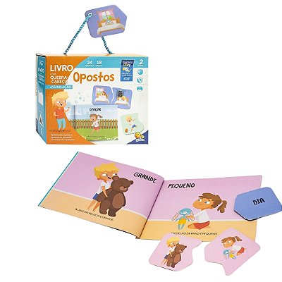 TodoLivro Play Livro com Quebra Cabeça Assimilação Opostos - TodoLivro