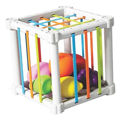 Cubo Divertido com Elásticos Cores e Frutas - Toy Mix
