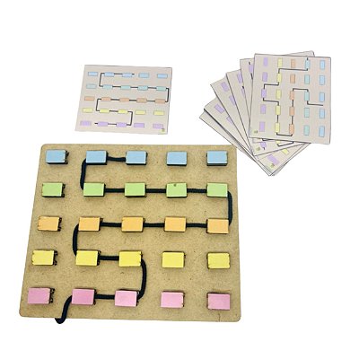 Placa Trilhando Caminhos - Materiais para Brincar