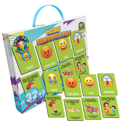 Jogo Meus Sentimentos 32 Peças MDF - Seemear