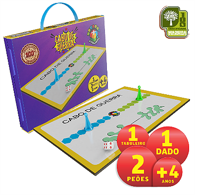 Jogo Cabo de Guerra MDF RI003 - Seemear Brinquedos