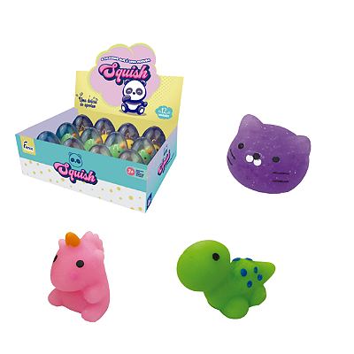 Squish Sortido Bichinho Macio de Apertar Sensorial DMT-979 1 UN - Fenix