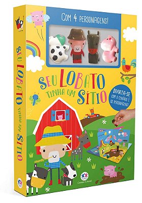 Livro com Cenário Seu Lobato com 4 Personagens - Ciranda Cultural