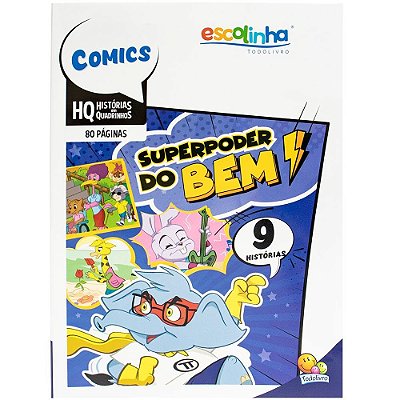 Escolinha HQ 20x27 80p Superpoder do Bem - TodoLivro