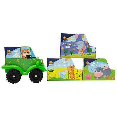 Meu Livro-Carrinho: Jipe do Safari Fred e Seus Amigos - TodoLivro