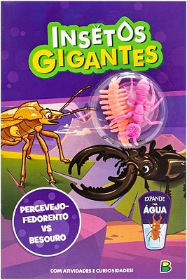 Insetos Gigantes - Livro de Atividades: Percevejo-Fedorento VS Besouro  - TodoLivro