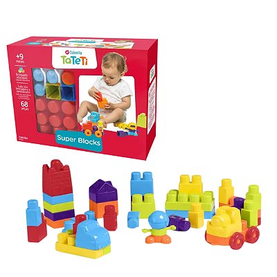 Super Blocks 68 Peças - Tateti