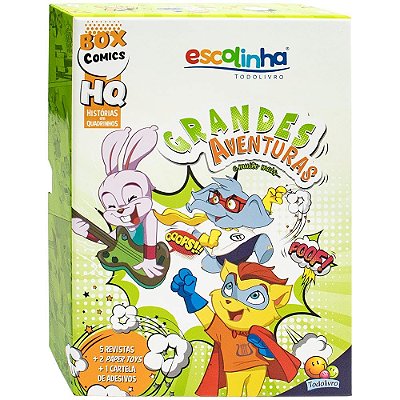 Escolinha HQBOX: Grandes Aventuras e Muito Mais - TodoLivro