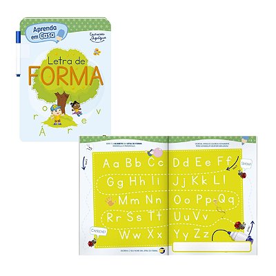 Aprenda em Casa Escreva e Apague: Letra de Forma - TodoLivro