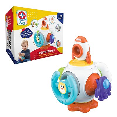Diverte Baby Brinquedo para Bebê - Estrela
