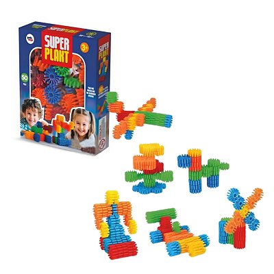 Super Plakt 50 Peças - Pakitoys