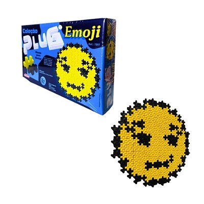 Plug Emoji Coleção Blocos Para Montar 200 Peças - Carimbras