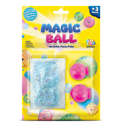 Magic Ball Bolinha Pula Pula - Acrilex