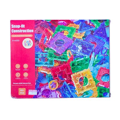 Super Kit Blocos de Encaixe com Diversas Formas 44 Peças