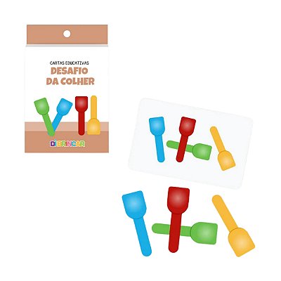 Cartas Educativas Desafio da Colher - DiBrincar