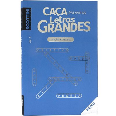 Scottini Touch Caça Palavras Letras Grandes Médio V1 - TodoLivro