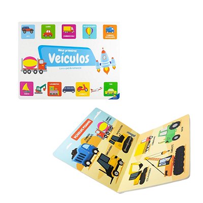 Livro Pad de Nomeação Meus Primeiros Veículos - TodoLivro