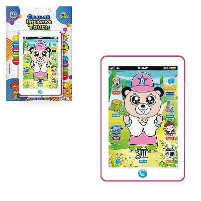 Brinquedo Tablet Celular Interativo 20cm - Art Brink