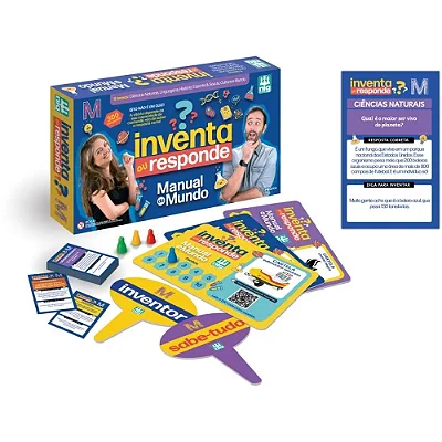 Jogo Inventa Ou Responde Manual do Mundo - Nig