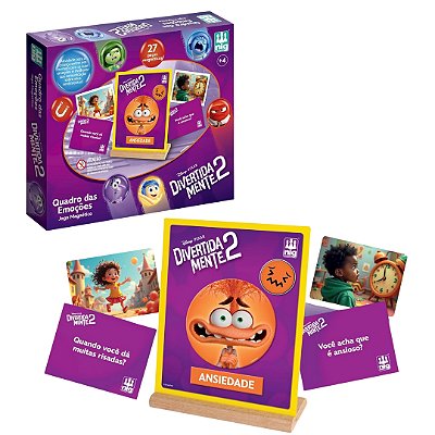 Jogo Magnético Quadro das Emoções Divertidamente 2 Disney - Nig