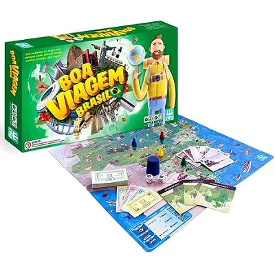Jogo de Tabuleiro Boa Viagem Brasil - Nig