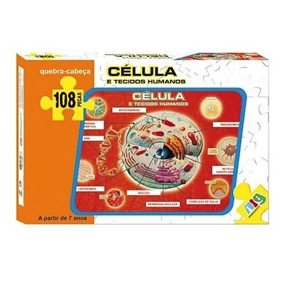 Quebra Cabeça Células e Tecidos Humanos 108 Peças - Nig