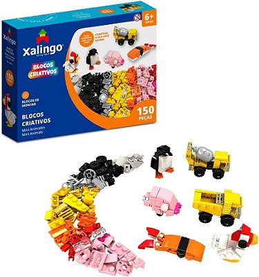 Blocos de Montar Criativos Estilo Lego 150 Peças - Xalingo