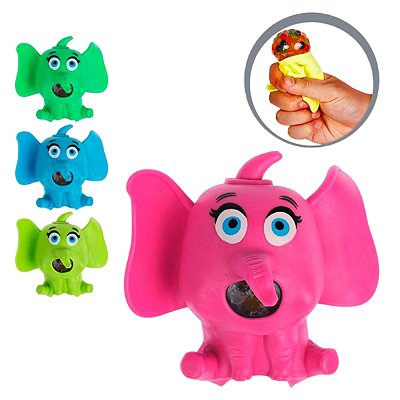 Elefante Bubble de Apertar Sensorial Cores Sortidas - Art Brink