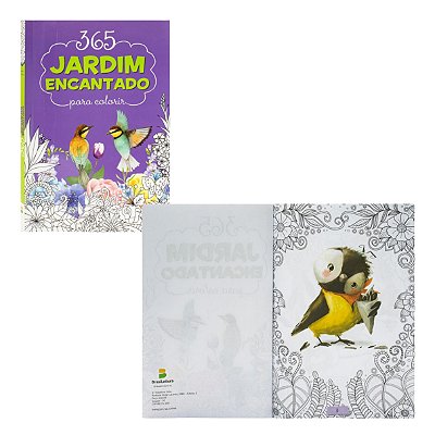 365 Jardim Encantado Para Colorir - TodoLivro