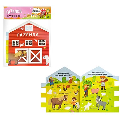 Livrinho 3D Fazenda - TodoLivro