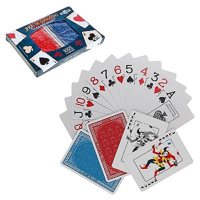 Jogo de Baralho Plástico Pop Estojo Duplo - Art Brink