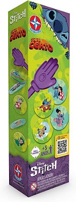 Jogo Tapa Certo Stitch - Estrela
