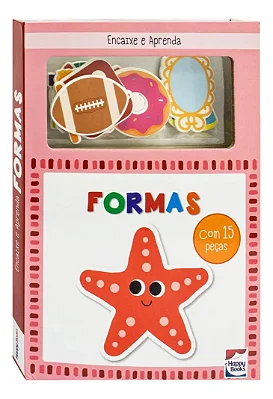 Livro Encaixe e Aprenda Formas - Happy