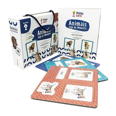 Meu Primeiro Box de Atividades: Animais Jogo da Memória - Happy Books