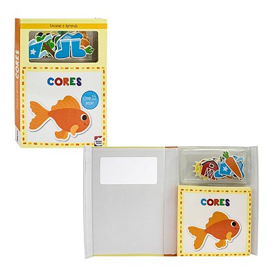 Livro Encaixe e Aprenda Cores - Happy