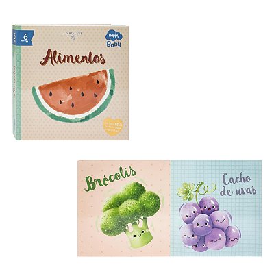 Livro HBABY Inícios Brilhantes: Alimentos - Happy
